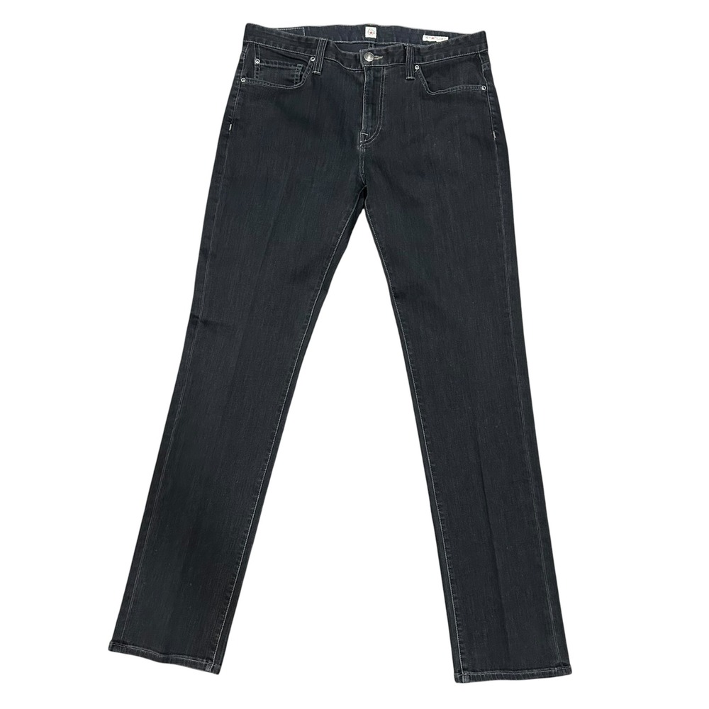 Agave Denim No 11 Classic Mens Jeans Size 35 Dark Wash Straight Leg‎ Black Denim